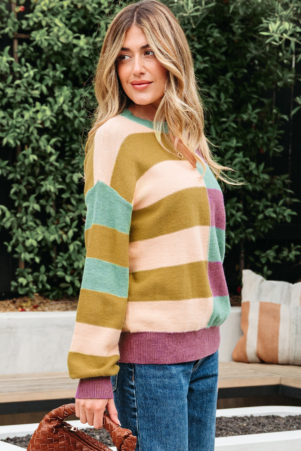 Isabelle Ribbed Edge Casual Sweater-4
