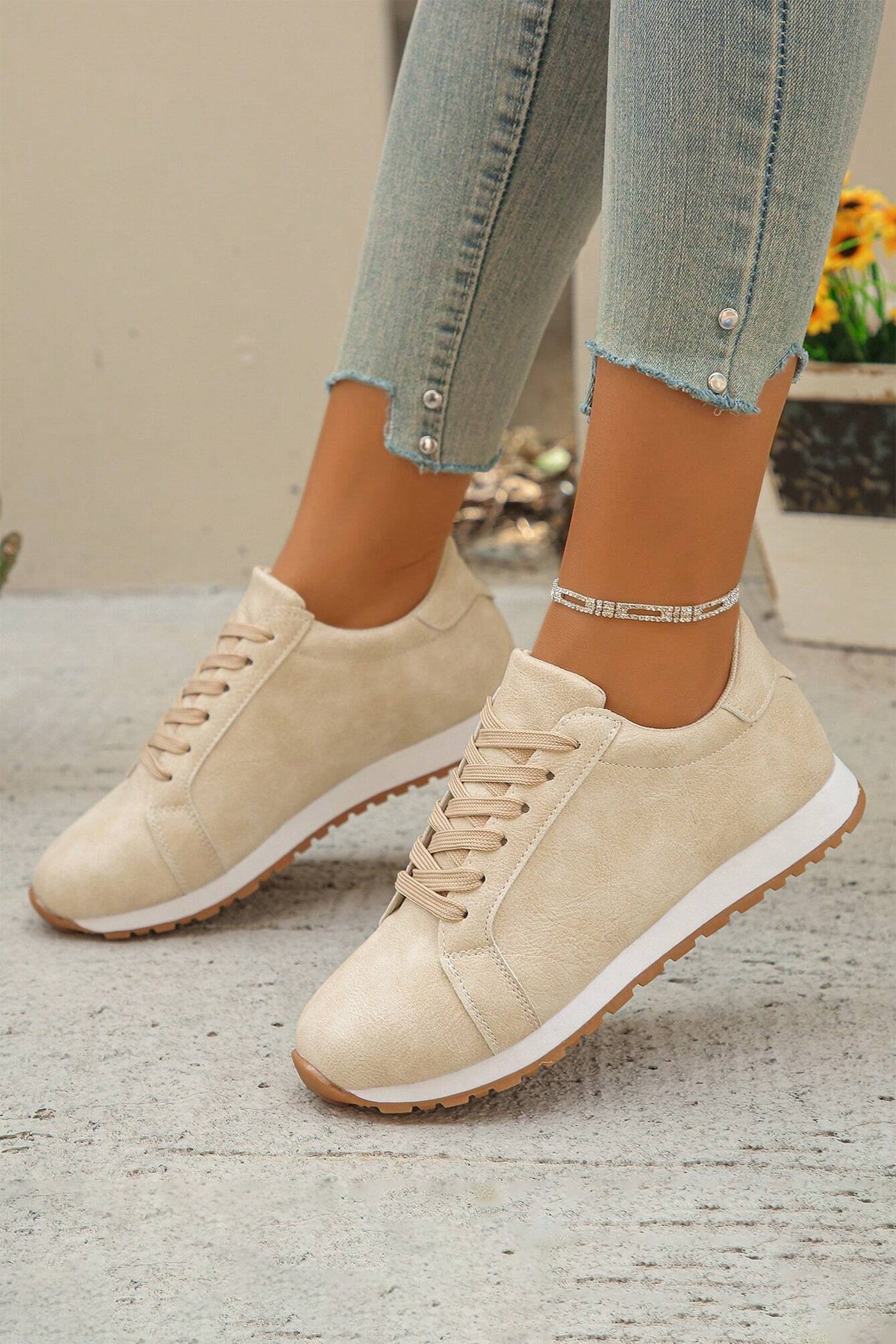 Wren Suede Lace Up Sneakers-3