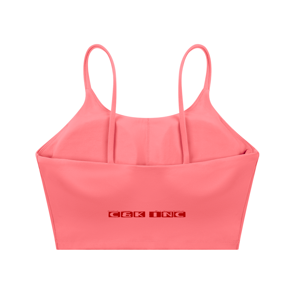 Spaghetti Strap Yoga Sports Bra