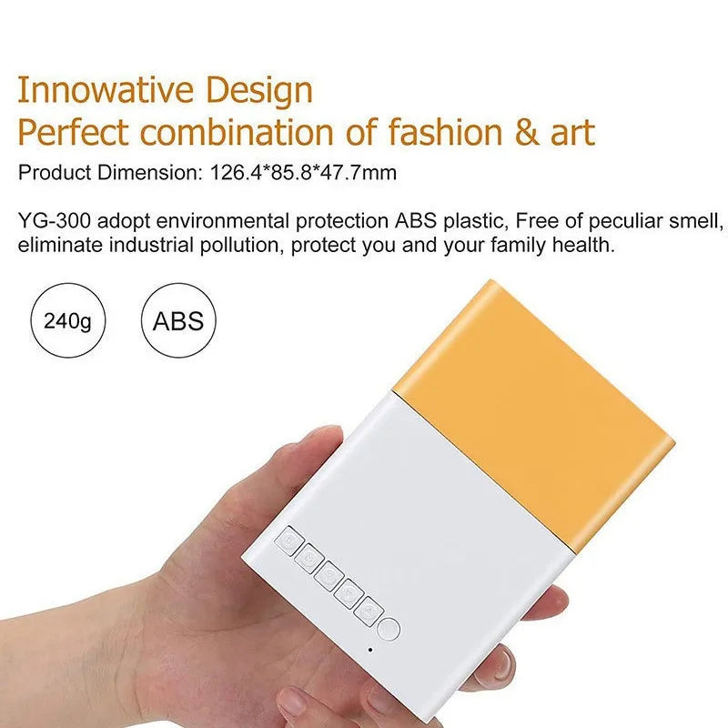 1080P HD Portable Small Mini Wall Projection YG300 Home Theater CRT Projector