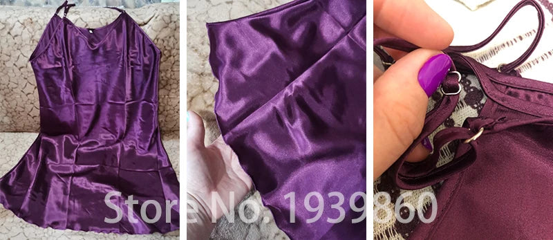 Oversize 3XL 4XL Female Satin Nightgown Lady Sexy Spaghetti Strap Night Dress Women Nighties Sleeveless Sleepwear Nightwear