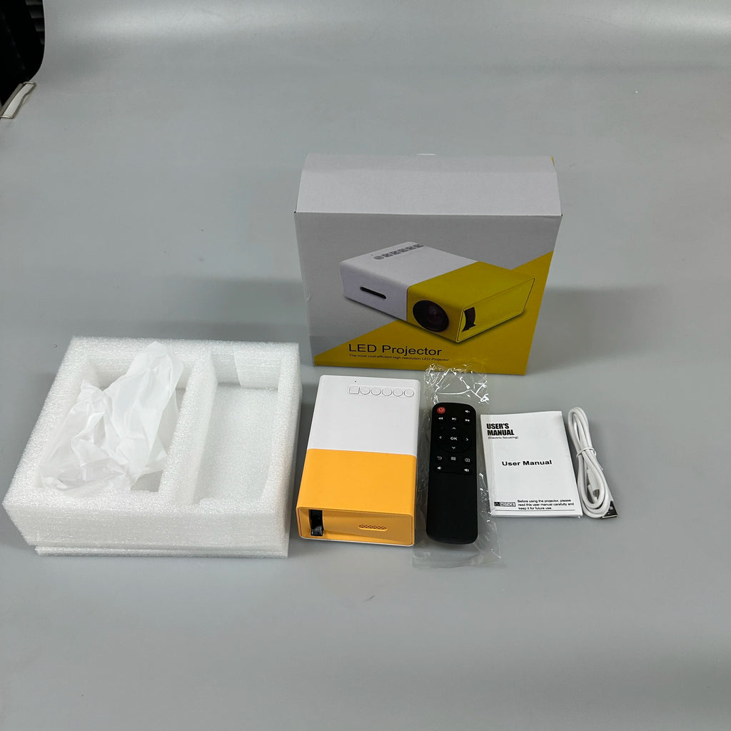 Customized Multi-interface Portable Projector HDMI Input HD 1080P Mirroringing Movie Projector Smart Mini Pocket Projector