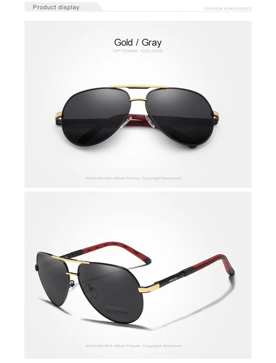 KINGSEVEN Aluminum Magnesium Men's Sunglasses Polarized Men Coating Mirror Glasses oculos Male Eyewear Accessories For Men K725