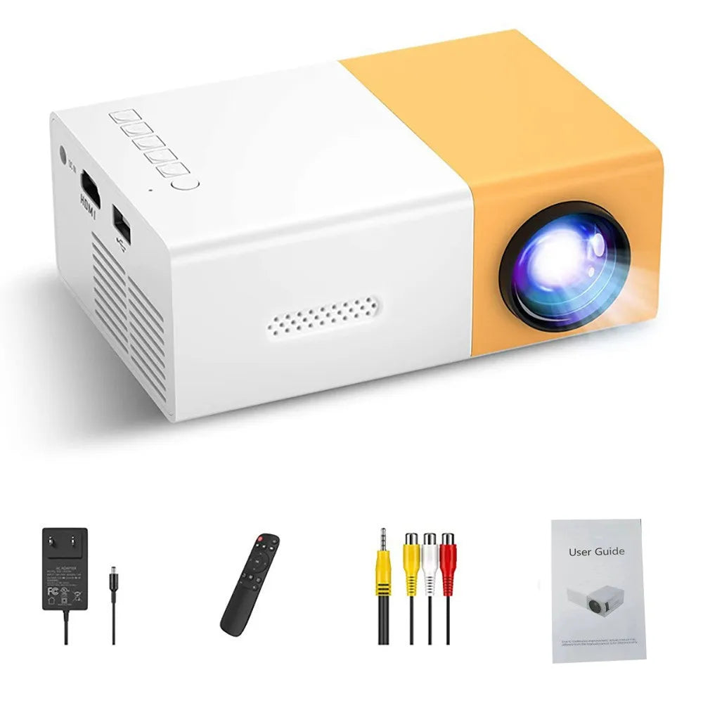 1080P HD Portable Small Mini Wall Projection YG300 Home Theater CRT Projector