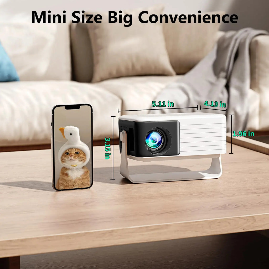 Salange 2026 for Kids Special Eye Projector iPhone OS Wired Screen Mirroring 720P HD Home Theater Movie Mini Portable Multimedia