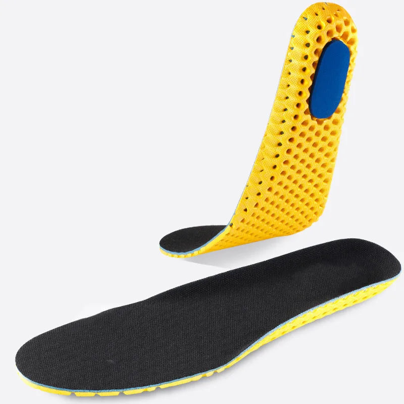 NEW Mesh Deodorant Breathable Cushion Running Insoles Memory Foam Insoles for Shoes Sole for Feet Man Women Orthopedic Insoles