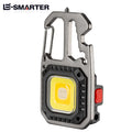 Ultra Small Mini LED Light Rechargeable Keychain Light Outdoor Camping COB Work Light Portable Pocket Wrench Screwdriver