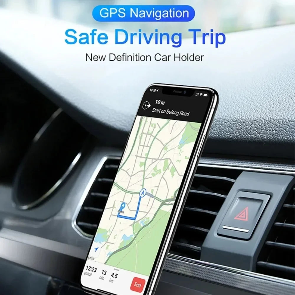 360° Magnetic Car Phone Holder Air Vents Clip Car Cell phone GPS Support Mobile For Auto For iphone Xiaomi Huawei Samsung