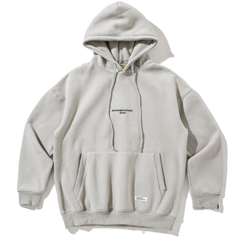 Japanese Streetwear High Quality Hip Hop Thin Fleece Hoodie Men Clothing Harajuku Casual Sweatshirt Korean Couple Pullover Male