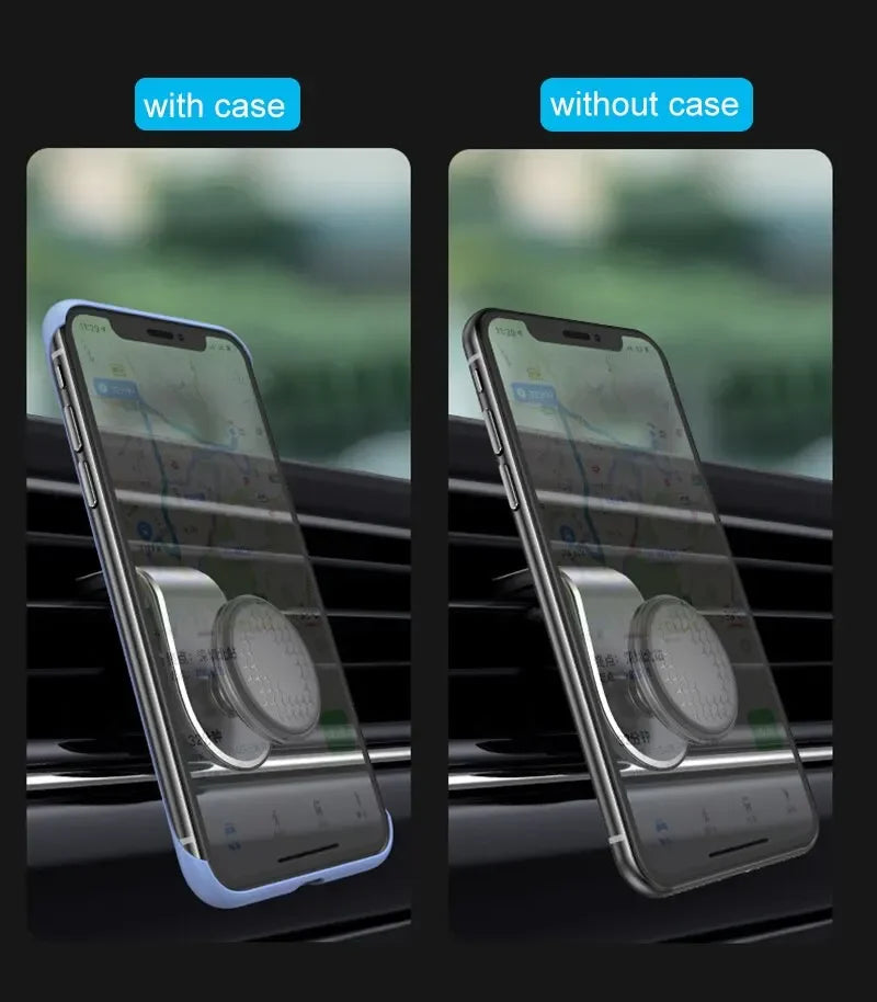 360° Magnetic Car Phone Holder Air Vents Clip Car Cell phone GPS Support Mobile For Auto For iphone Xiaomi Huawei Samsung