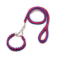 Nylon Dog Harness Leash for Medium Large Dogs Leads Pet Training Running Walking Safety Mountain Climb Dog Leashes Ropes