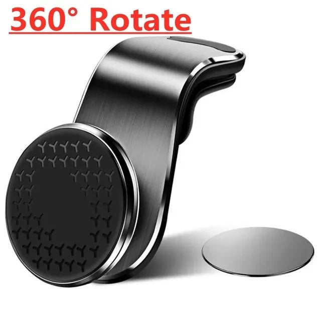 360° Magnetic Car Phone Holder Air Vents Clip Car Cell phone GPS Support Mobile For Auto For iphone Xiaomi Huawei Samsung