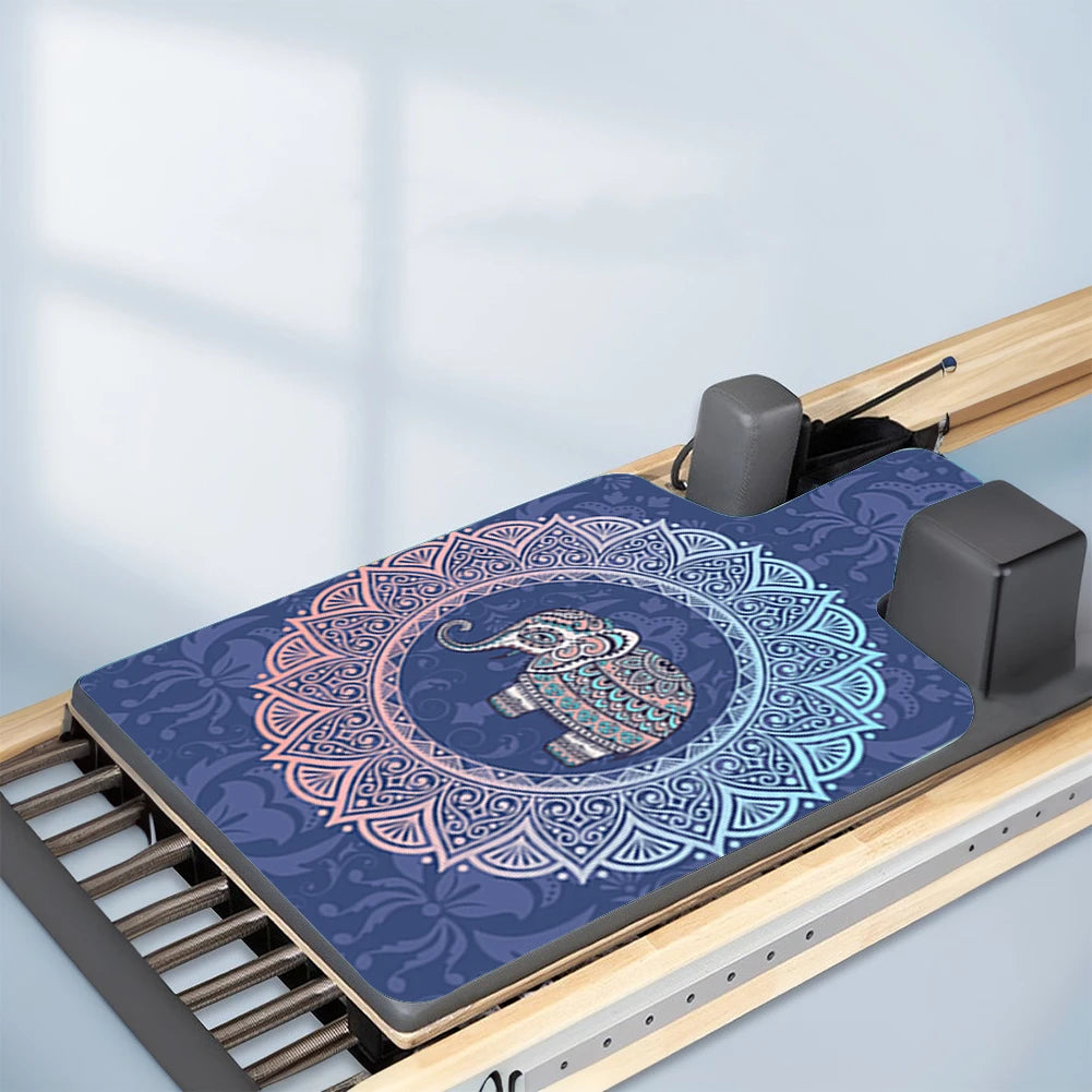 Yoga Mat Pilates Reformer Mat Non Slip Pilates Reformer Pad Suede Rubber Exercise Mat Thickness 1.5mm for Balance Training