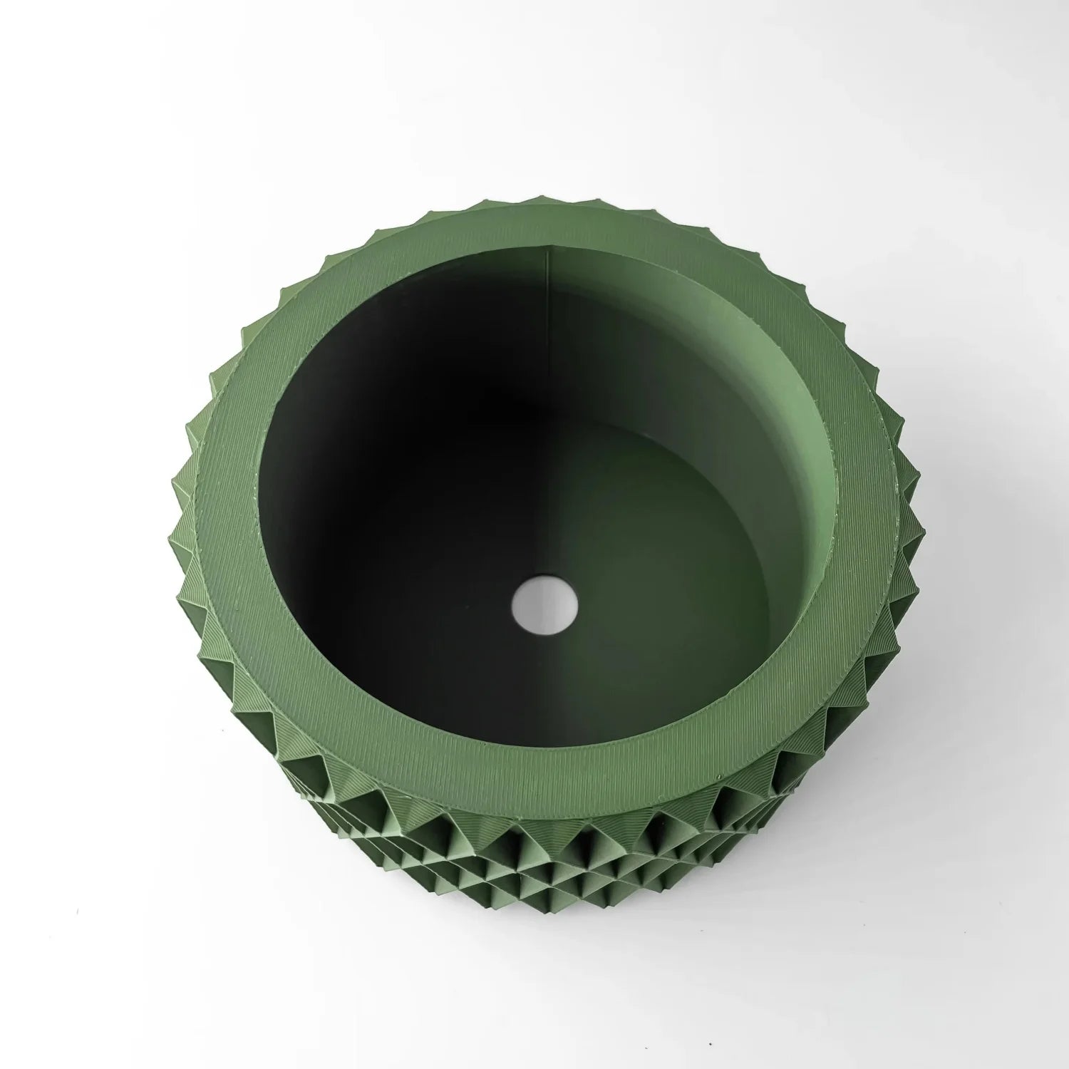 3D Printed Flower Pot Line Texture Rhombus Square Decorative Home Decor Biodegradable maceta