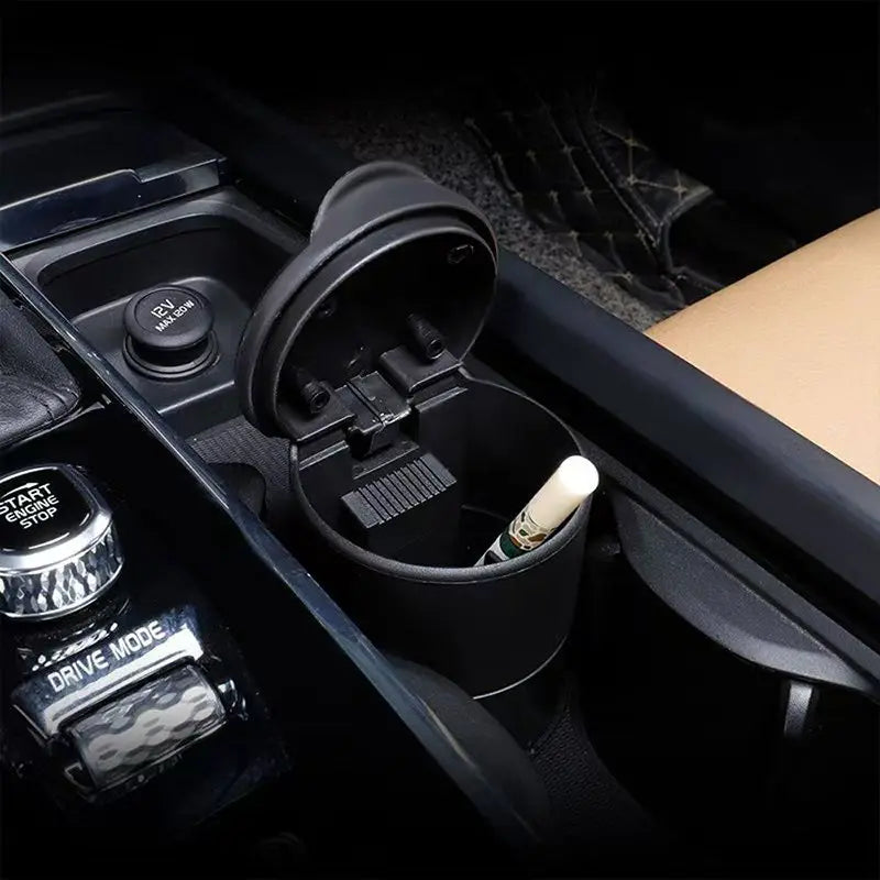 Portable Car LED Ashtray Universal Auto Ashtray Cigarette Ash Holders Cup Car Interior Decor Auto Accessories Interior 7x7x10CM