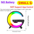 Bluetooth Speaker Atmosphere Light Wireless Charger Christmas Gift RGB Night Wake Up Handsfree Call Phone Fast Charging Station