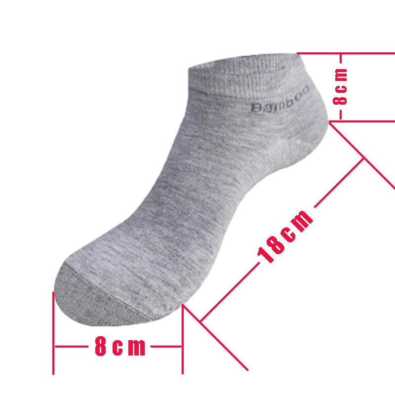 5/10/15/20 Pairs Bamboo Fiber Ankle Socks Men‘s And Women Soft and breathable Boat Socks Men Gifts Spring Summer Short Socks