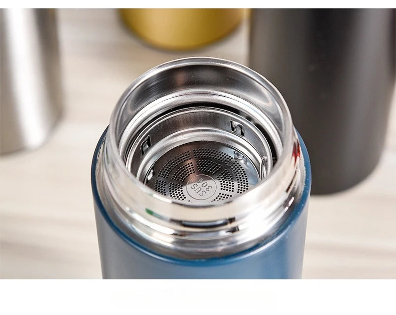 500ML Temperature Display Thermos Cup Stainless Steel Divided Thermos Bottle Outdoor Vacuum Insulated Cup Father's Day Gift