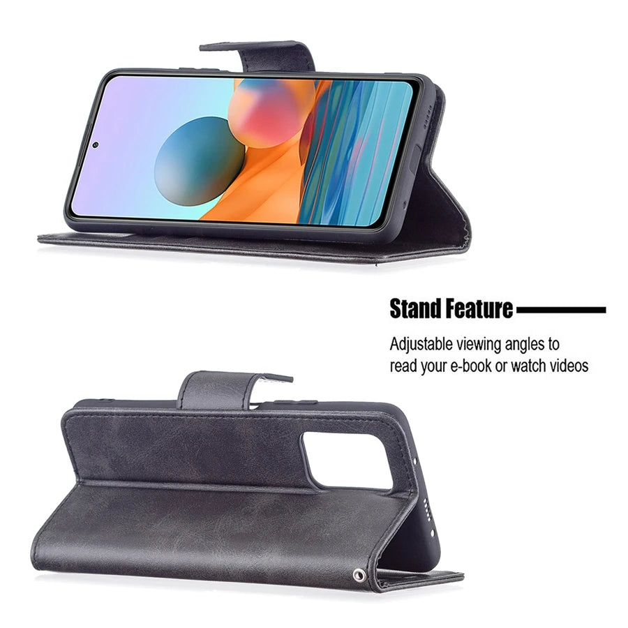 Wallet Leather Flip Case For Xiaomi Redmi 12 12C 10C 9A 9C Note 12S 12 Pro 11 Pro 11S 10 Pro 9 Pro Poco X5 Pro 11T 12T 13 Lite