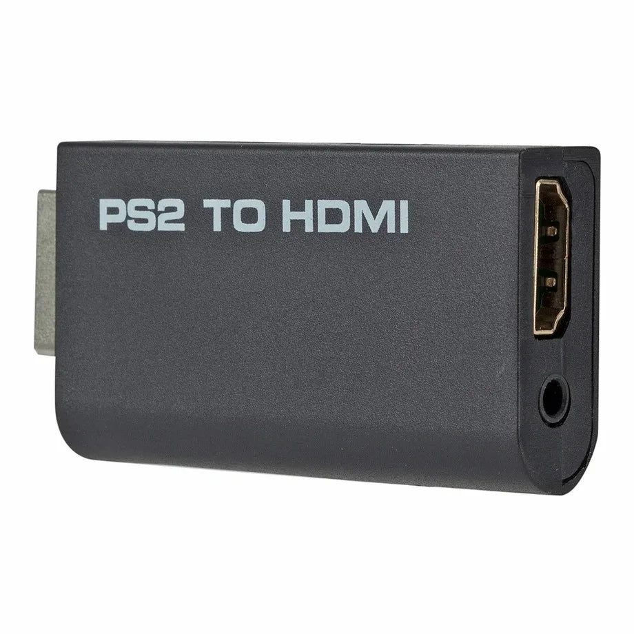 PzzPss PS2 to HDMI-compatibale Audio Video Converter 480i/480p/576i With 3.5Mm Audio Output Supports All PS2 to HD Display Modes