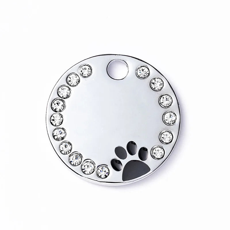 Dog Tag Personalized Pet Puppy Cat ID Tag Engraved Custom Dog Collar Accessories Customized Address Name Tag for Dogs Cats