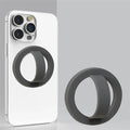 Strong Magnetic Liquid Silicone Comfortable Circular Grip Phone Holder For MagSafe Ring Shape Phone Accessories For iPhone 16