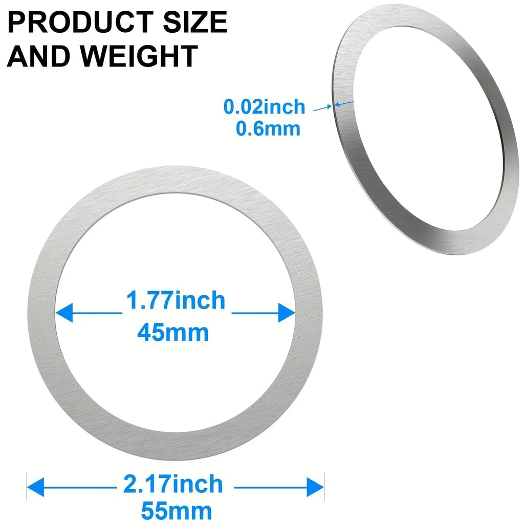 10 Pcs For Magsafe Magnetic Plate Ring Universal Metal Sticker Support Wireless Charger Metal Plate Sheet for Magnet Car Holder