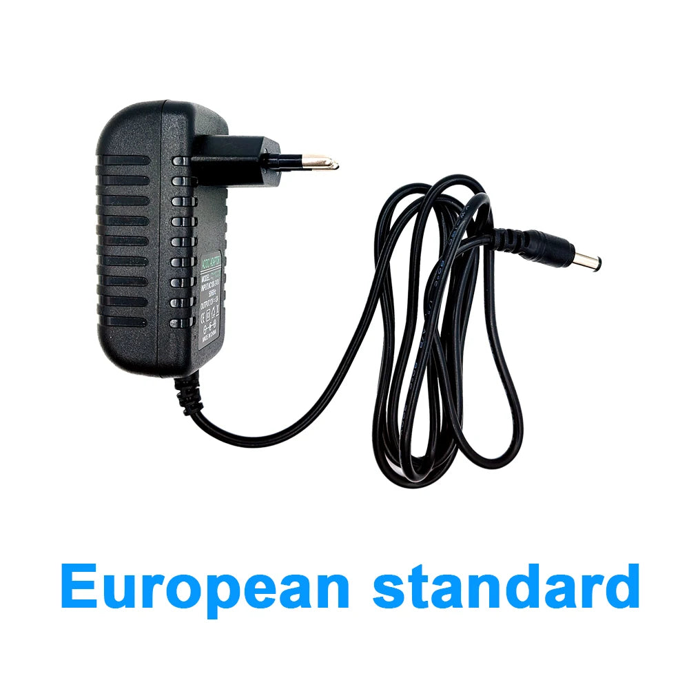 Power Adapter AC 100-240V Input DC Output Supply Charger EU/US 12V Universal Adapter Converter Plug for Camera DVR LED Robot LED