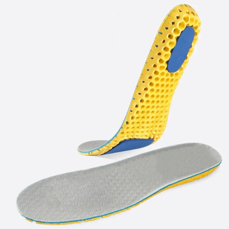 NEW Mesh Deodorant Breathable Cushion Running Insoles Memory Foam Insoles for Shoes Sole for Feet Man Women Orthopedic Insoles