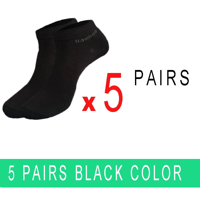 5/10/15/20 Pairs Bamboo Fiber Ankle Socks Men‘s And Women Soft and breathable Boat Socks Men Gifts Spring Summer Short Socks