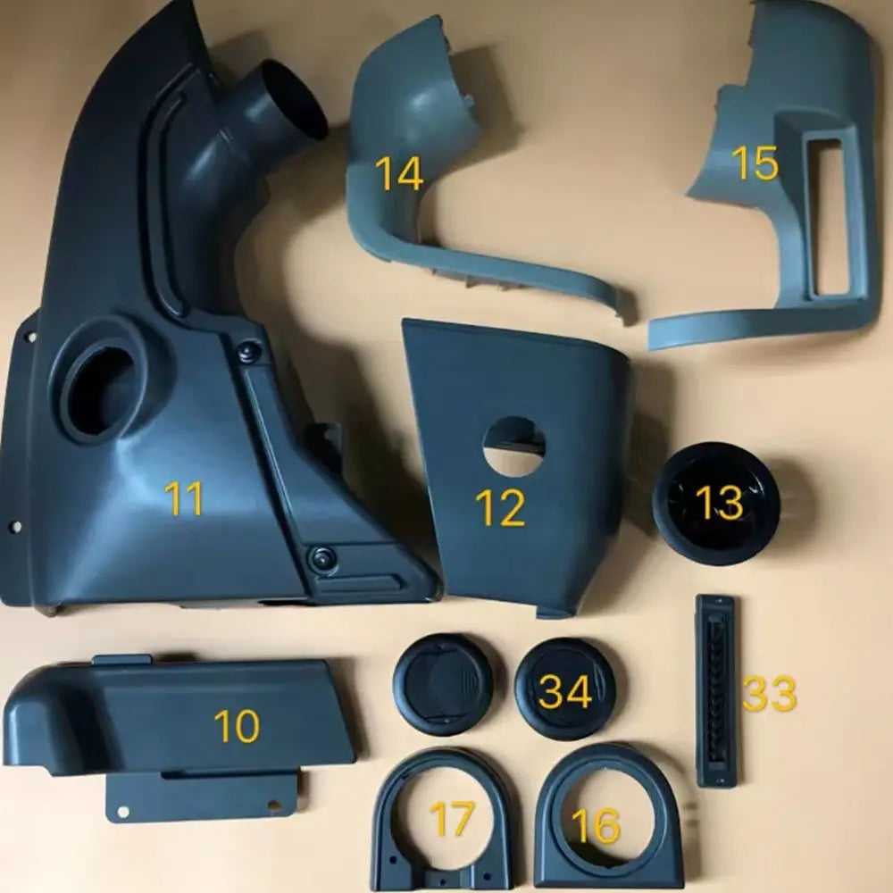 For Excavator Caterpillar CAT320D 324D 329D 336D Cab Dashboard Interior Trim Panel Accessories