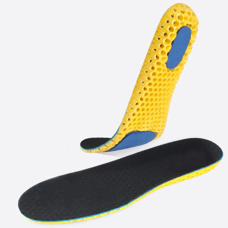 NEW Mesh Deodorant Breathable Cushion Running Insoles Memory Foam Insoles for Shoes Sole for Feet Man Women Orthopedic Insoles