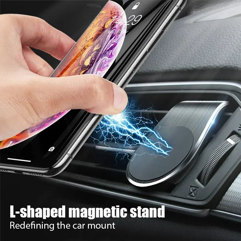 360° Magnetic Car Phone Holder Air Vents Clip Car Cell phone GPS Support Mobile For Auto For iphone Xiaomi Huawei Samsung