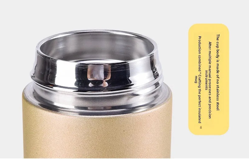 500ML Temperature Display Thermos Cup Stainless Steel Divided Thermos Bottle Outdoor Vacuum Insulated Cup Father's Day Gift