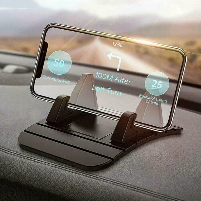 Silicone Car Mobile Phone Holder, Universal Compatibility-For All Smartphones & Tablets-Suitable for Car Dashboard & Windshield