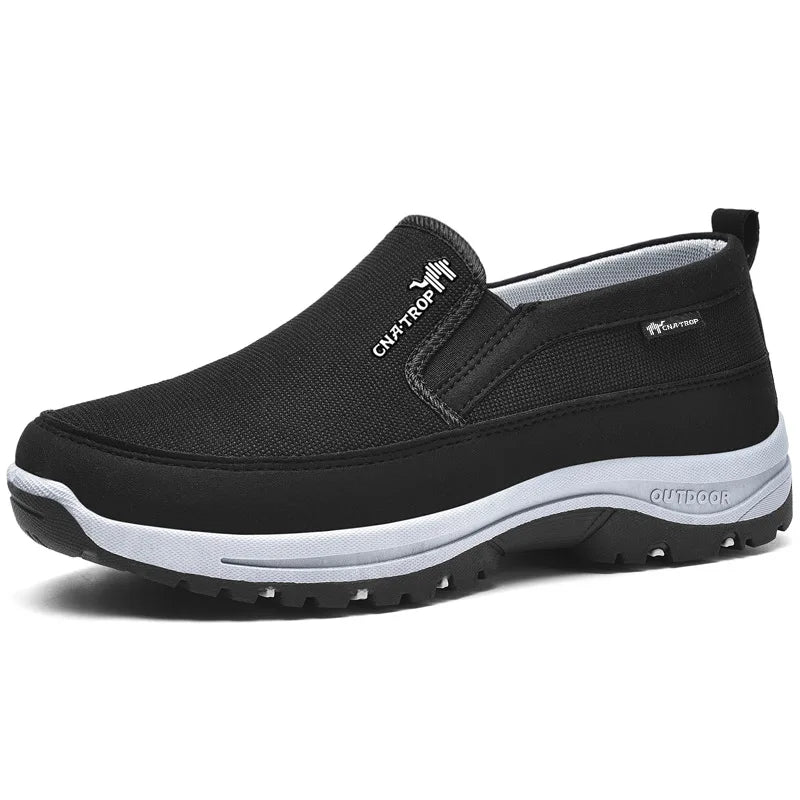 Brand Men's Casual Shoes Breathable Mesh Loafers for Man Non-Slip Comfortable Sneakers Wear-resistant Retro Man's Driving Shoes