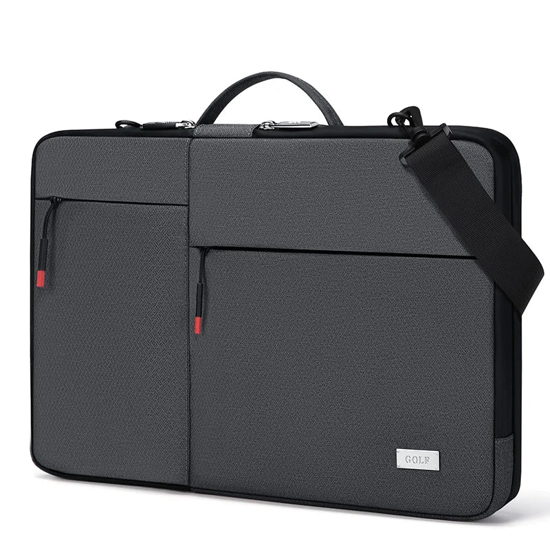 GOLF Professional Laptop Bag with Shoulder Strap Executive Briefcase Man Notebook 15.6 Handbag Men's Office Clutch Bag