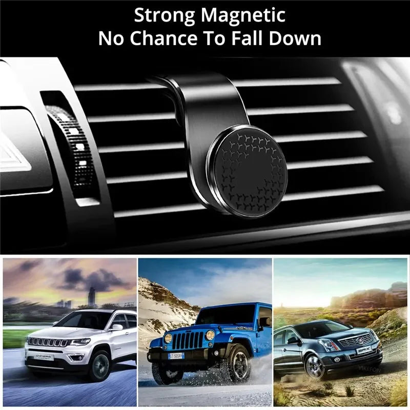 360° Magnetic Car Phone Holder Air Vents Clip Car Cell phone GPS Support Mobile For Auto For iphone Xiaomi Huawei Samsung
