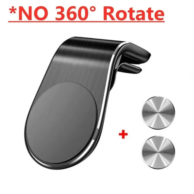 360° Magnetic Car Phone Holder Air Vents Clip Car Cell phone GPS Support Mobile For Auto For iphone Xiaomi Huawei Samsung