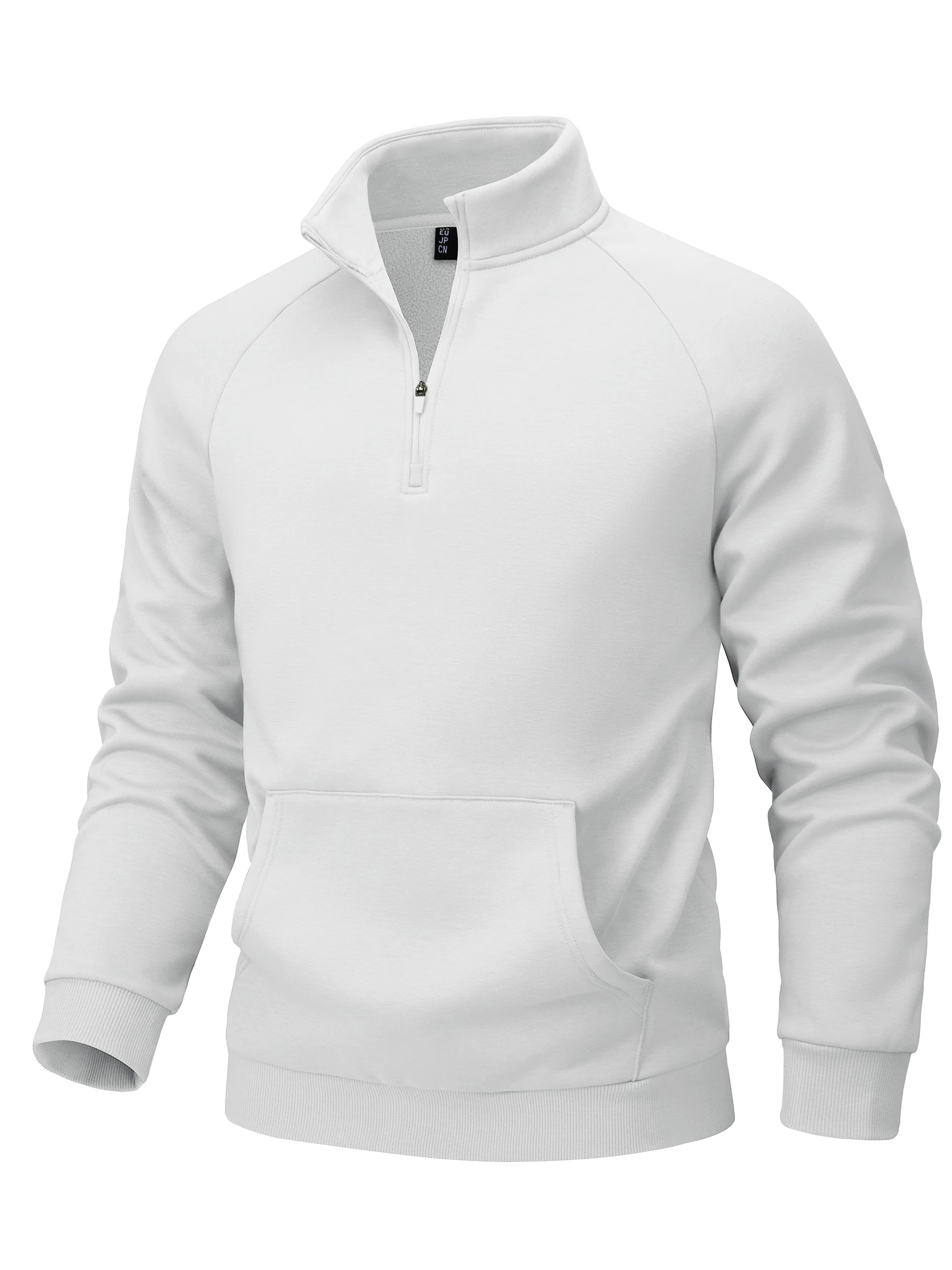 TACVASEN Mens Quarter Zip Pullover Antumn Winter Athletic Warm Sweatshirt Casual 1/4 Zip Fleece Lined Sweater With Pockets Tops