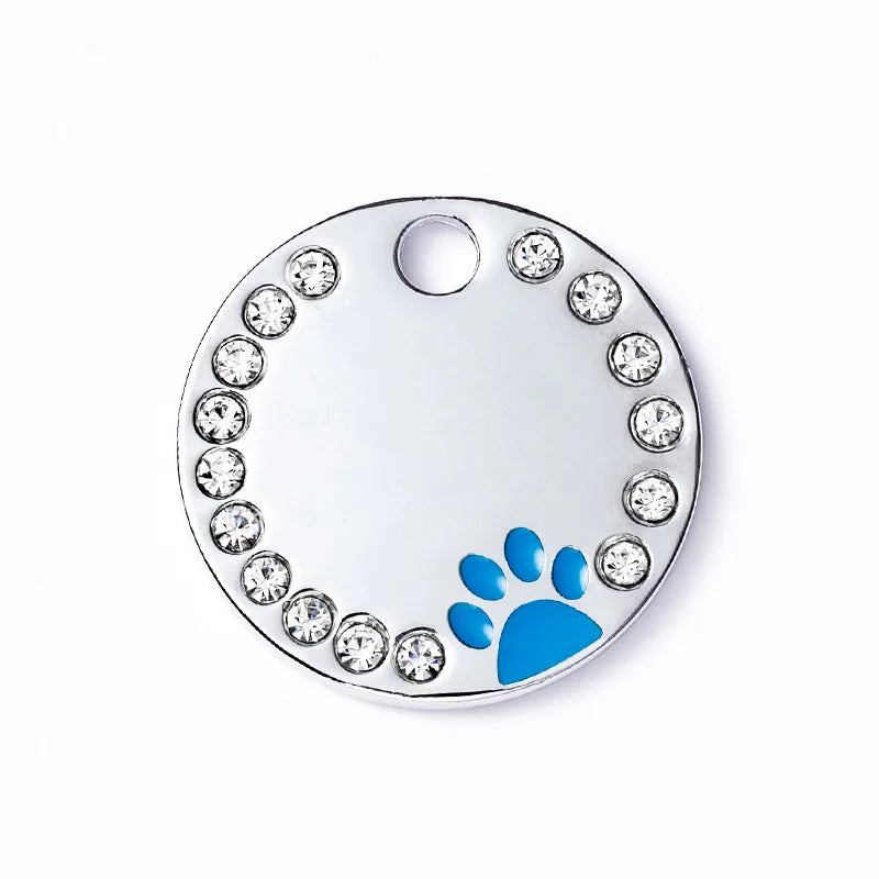Dog Tag Personalized Pet Puppy Cat ID Tag Engraved Custom Dog Collar Accessories Customized Address Name Tag for Dogs Cats