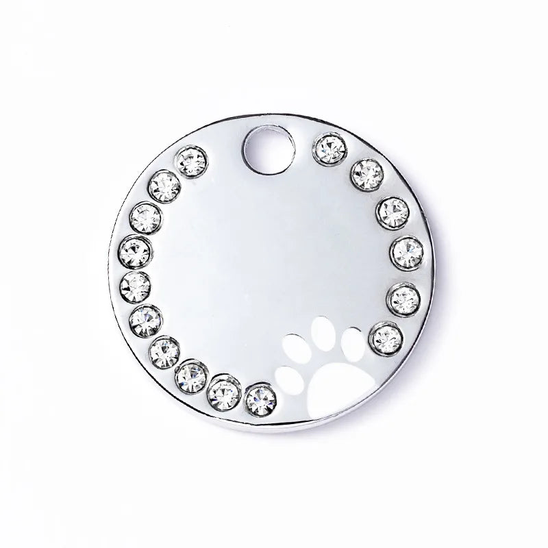 Dog Tag Personalized Pet Puppy Cat ID Tag Engraved Custom Dog Collar Accessories Customized Address Name Tag for Dogs Cats