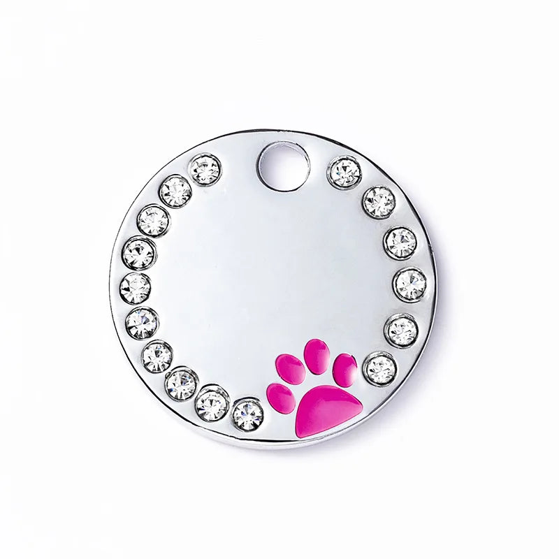 Dog Tag Personalized Pet Puppy Cat ID Tag Engraved Custom Dog Collar Accessories Customized Address Name Tag for Dogs Cats
