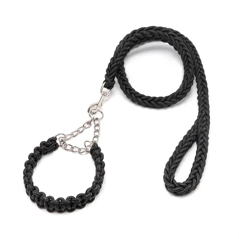 Nylon Dog Harness Leash for Medium Large Dogs Leads Pet Training Running Walking Safety Mountain Climb Dog Leashes Ropes
