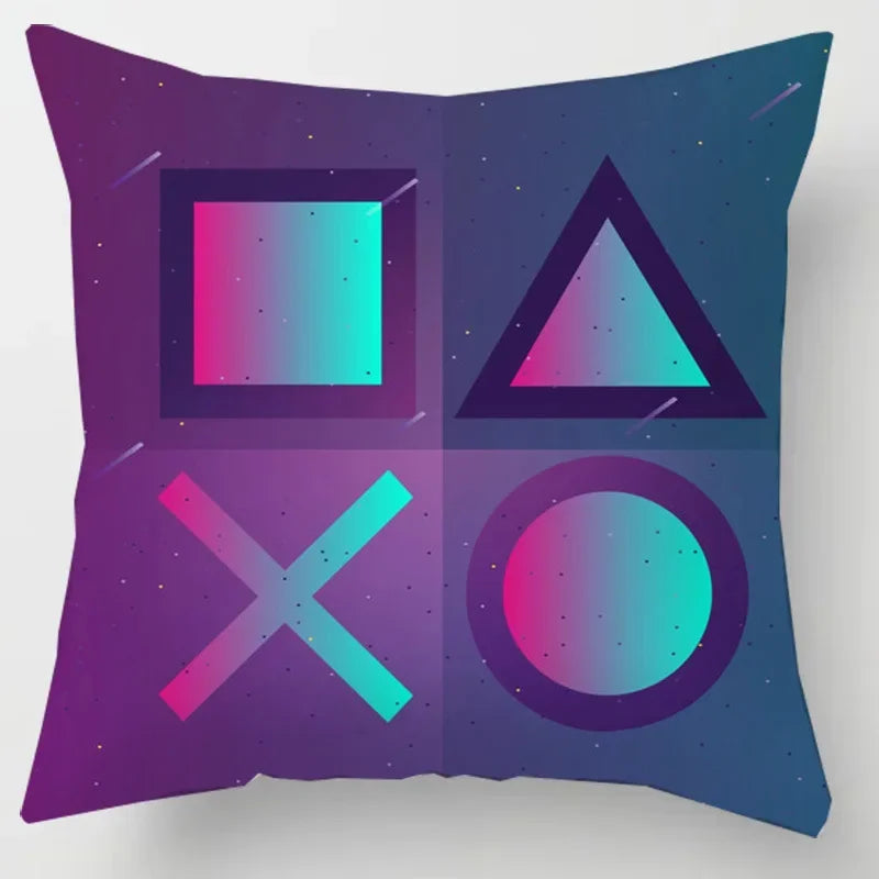 45x45cm TV Game Fan Style Square Pillowcase Home Decor Cushion Cover Anime New Design Printed