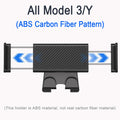 For Tesla Model 3 Y Juniper Back Seat Phone Holder with 2 hooks 360° Rotate Stand Auto Headrest Bracket For Tablet PC iPad Mini