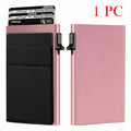 Rfid Credit Card Holder Men Thin Slim Mini Minimalist Wallets Luxury Metal Bank ID Cardholer Case Wallet for Men Carteras \[]pl/