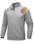TACVASEN Mens Quarter Zip Pullover Antumn Winter Athletic Warm Sweatshirt Casual 1/4 Zip Fleece Lined Sweater With Pockets Tops