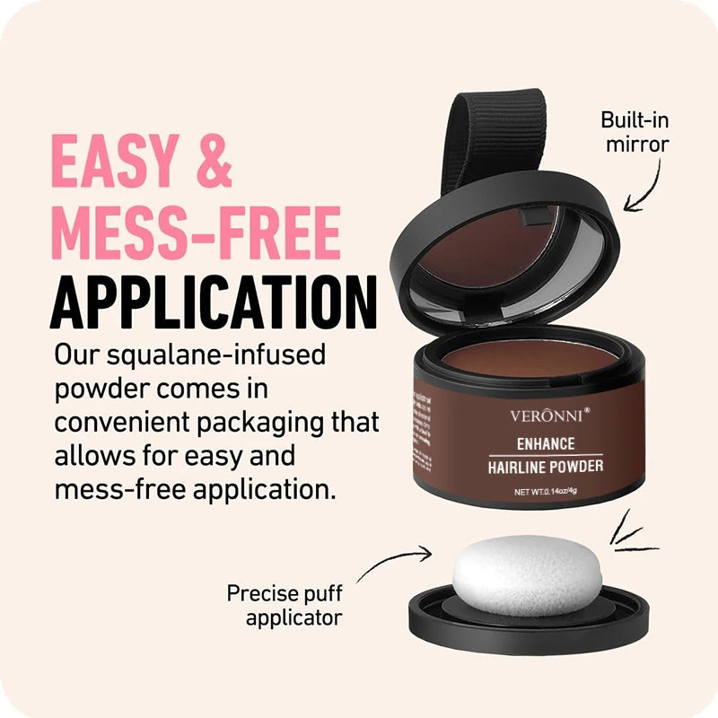Hairline Powder Instantly Conceals Hair Root Touch Hair Powder for Thinning Hair for Women and Men,Hairline Shadow Powder Makeup