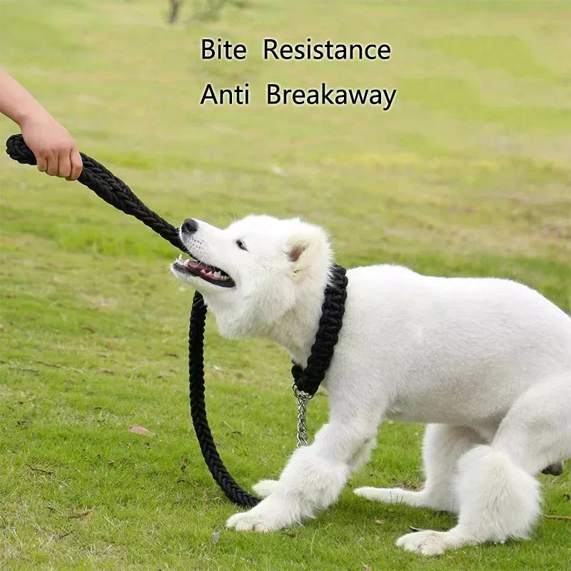 Nylon Dog Harness Leash for Medium Large Dogs Leads Pet Training Running Walking Safety Mountain Climb Dog Leashes Ropes